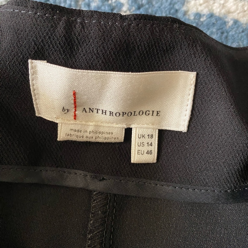 Anthropologie Black Flare Pants - Picture 8 of 10